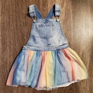 Girl's Overall Dress